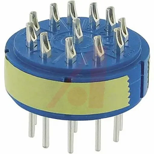 Amphenol Industrial Male Connector Insert size 28 12 Way for use with 97 Series Standard Cylindrical Connectors - 97-28-18P product image