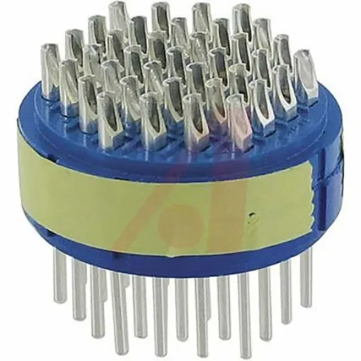 Amphenol Industrial Male Connector Insert size 28 37 Way for use with 97 Series Standard Cylindrical Connectors - 97-28-21P product image