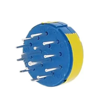 Amphenol Industrial Male Connector Insert size 28 14 Way for use with 97 Series Standard Cylindrical Connectors - 97-28-2P product image
