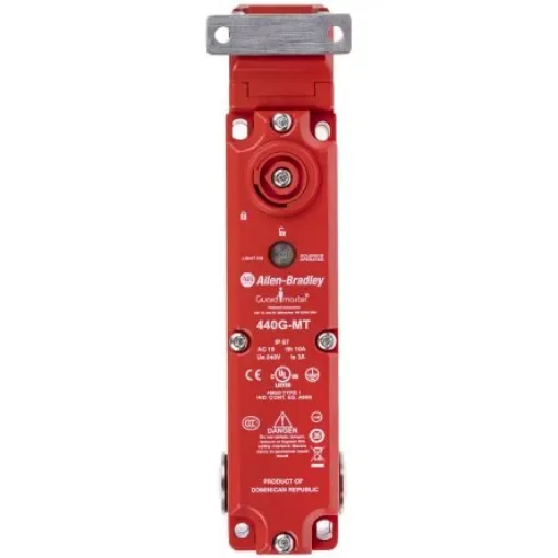 Allen Bradley Guardmaster 440G-MT Series Solenoid Interlock Switch, Power to Unlock, 24V ac/dc, Actuator Included - 440G-MT47037 product image