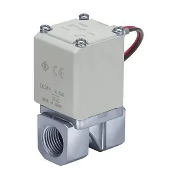 SMC Solenoid Valve VX233DGAXB, 2 port(s) , NC, 24 V dc, 3/8in product image