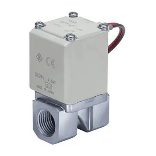 SMC Solenoid Valve VX233DGAXB, 2 port(s) , NC, 24 V dc, 3/8in product image