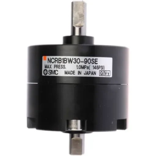 SMC 0.23 MPa Double Action Pneumatic Rotary Actuator, 90° Rotary Angle, 30mm Bore - NCRB1BW30-90SE product image
