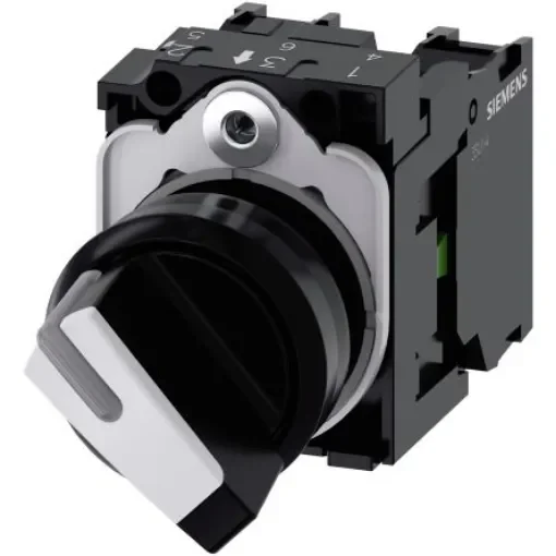 Siemens Selector Switch - (SPDT) 2 Positions - 3SU1100-2BF60-1MA0 product image