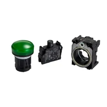 Siemens, SIRIUS ACT 3SU11, Panel Mount Green LED Pilot Light, 22mm Cutout, IP20, Round, 24V - 3SU1102-6AA40-1AA0 product image
