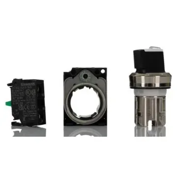 Siemens Selector Switch - (SPST), Illuminated 2 Positions - 3SU1150-2BF60-1BA0 product image