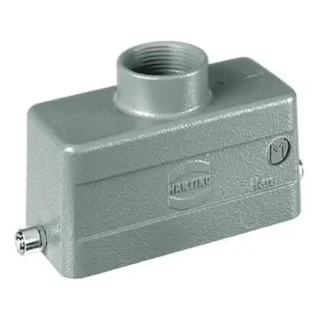 HARTING Han B HMC Heavy Duty Power Connector Hood, M20 Thread, Top Entry - 19302101440 product image