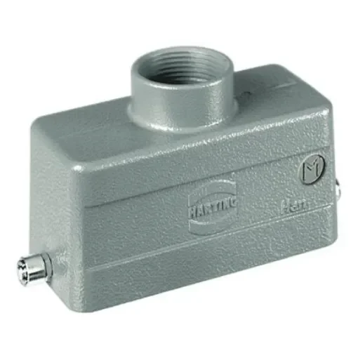 HARTING Han B HMC Heavy Duty Power Connector Hood, M20 Thread, Top Entry - 19302101440 product image