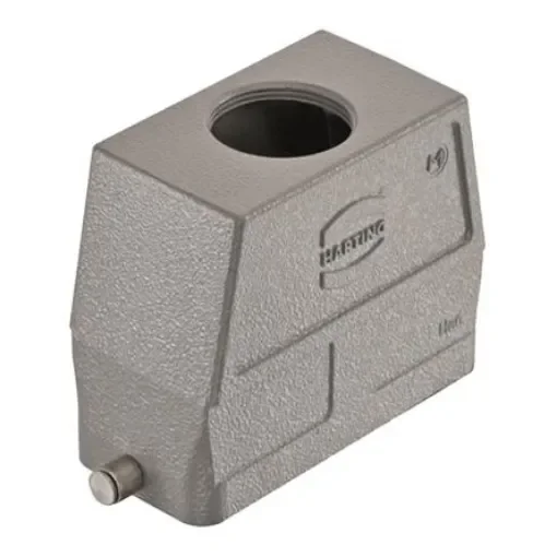 HARTING Han B HMC Heavy Duty Power Connector Hood, M40 Thread, Top Entry - 19302240448 product image