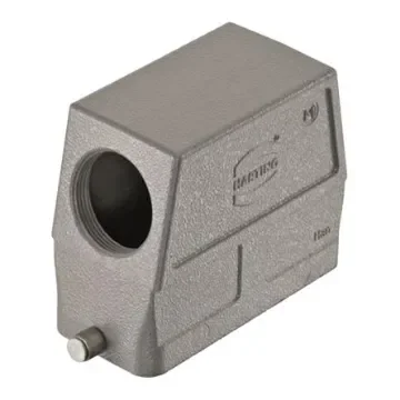 HARTING Han B HMC Heavy Duty Power Connector Hood, M32 Thread, Side Entry - 19302240547 product image