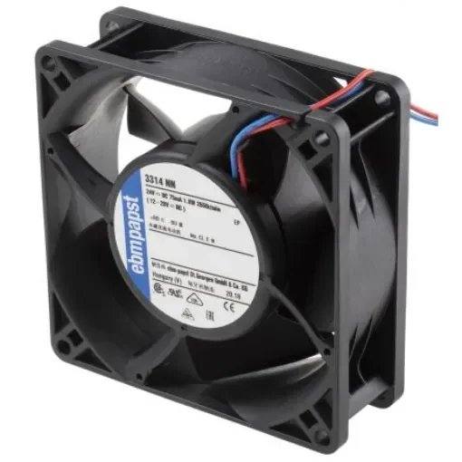 ebm-papst 3300 N - S-Panther Series Axial Fan, 24 V dc, DC Operation, 80m³/h, 1.8W, 92 x 92 x 32mm - 3314NN product image