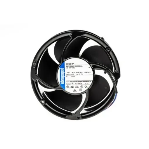 ebm-papst 6300 - S-Force Series Axial Fan, 48 V dc, DC Operation, 710m³/h, 67W, 172 x 51mm - 6318/2HP product image