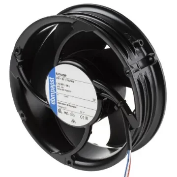 ebm-papst 6300 - S-Force Series Axial Fan, 24 V dc, DC Operation, 545m³/h, 31W, 172 x 51mm - 6314/2HP product image