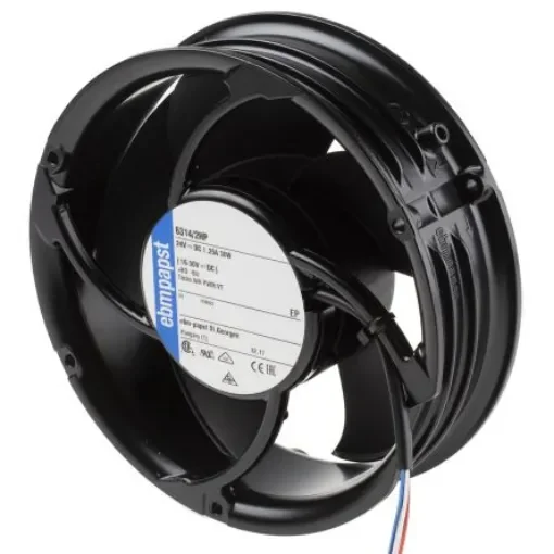 ebm-papst 6300 - S-Force Series Axial Fan, 24 V dc, DC Operation, 545m³/h, 31W, 172 x 51mm - 6314/2HP product image