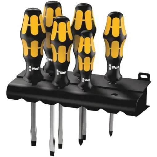 Wera Phillips; Slotted Screwdriver Set, 6-Piece - 05018283001 product image