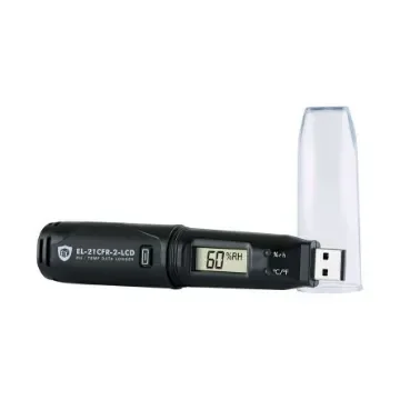 Lascar EL-21CFR-2-LCD Temperature & Humidity Data Logger, USB, 1 Input Channel(s) product image