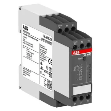 ABB Temperature Monitoring Relay, 1 Phase, DPDT, DIN Rail - 1SVR740700R2200  CM-MSS.23P product image