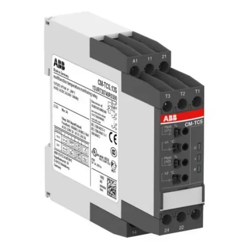 ABB Temperature Monitoring Relay, 3 Phase, SPDT, DIN Rail - 1SVR730740R0300  CM-TCS.13S product image