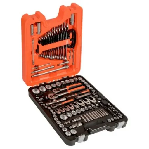 Bahco 138-Piece Imperial, Metric 1/2 in; 1/4 in; 3/8 in Deep Socket/Standard Socket/Spanner/Allen Key/Bit Set with - S138 product image