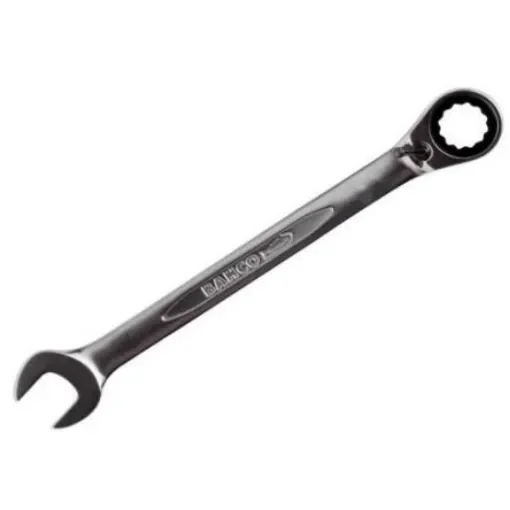 Bahco Ratchet Spanner, 12mm, Metric, Double Ended, 172 mm Overall - 1RM-12 product image