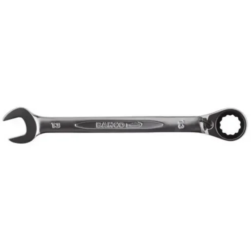 Bahco Ratchet Spanner, 18mm, Metric, Double Ended, 237 mm Overall - 1RM-18 product image