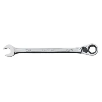 Bahco Ratchet Spanner, 7/16in, Imperial, Double Ended, 165 mm Overall - 1RZ-7/16 product image