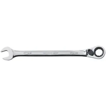 Bahco Ratchet Spanner, 9/16in, Imperial, Double Ended, 190 mm Overall - 1RZ-9/16 product image