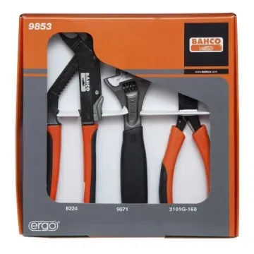 Bahco 3-Piece Plier Set, 300 mm Overall - 9853 product image