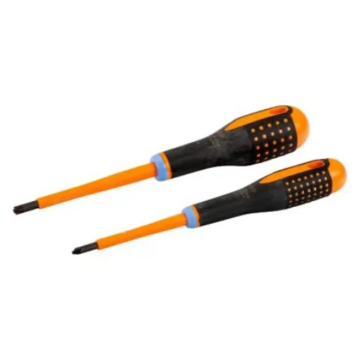 Bahco Pozidriv; Slotted Insulated Screwdriver Set, 2-Piece - BE-9890S product image