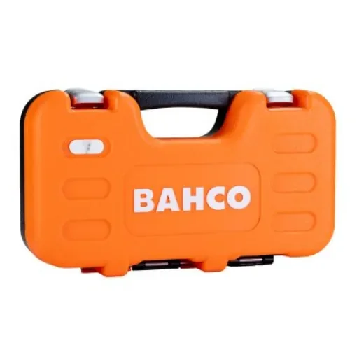 Bahco 34-Piece Imperial 1/4 in; 3/8 in Standard Socket/Bit Set with Ratchet, 6 point; Hex Bit; Phillips Bit; Slotted Bit - S330AF product image