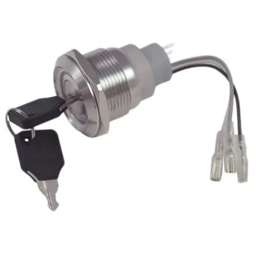 RS PRO IP40 Key Switch, SPDT, 5 A 2-Way - 8771876 product image