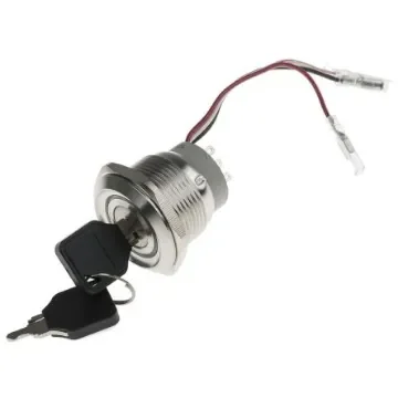 RS PRO IP40 Key Switch, DPDT, 5 A 3-Way - 8771898 product image