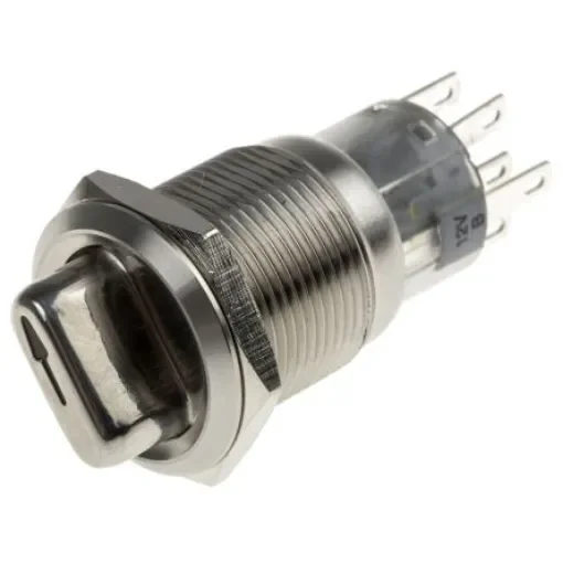 RS PRO Selector Switch - (on-on), Illuminated 2 Positions - 8771983 product image