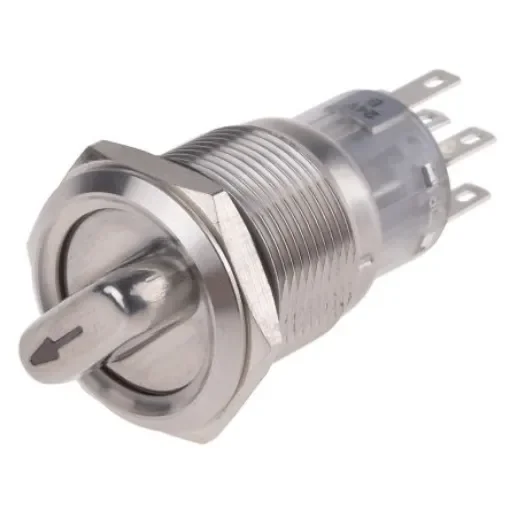 RS PRO Selector Switch - (on-on), Illuminated 2 Positions - 8771987 product image