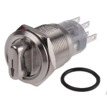 RS PRO Selector Switch - (on-on), Illuminated 2 Positions - 8771996 product image