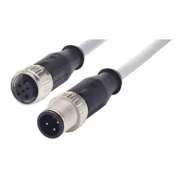 HARTING Straight Female 3 way M8 to Straight Male 3 way M8 Sensor Actuator Cable, 5m - 21348081388050 product image