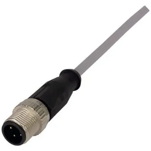 HARTING Right Angle Female 4 way M12 to Straight Male 4 way M12 Sensor Actuator Cable, 10m - 21348487484100 product image