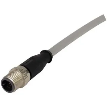 HARTING Straight Male 12 way M12 to Unterminated Sensor Actuator Cable, 10m - 21348400C79100 product image