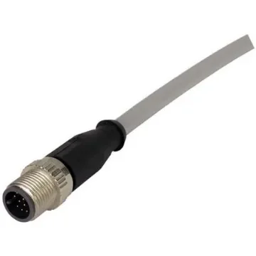 HARTING Straight Male 12 way M12 to Unterminated Sensor Actuator Cable, 5m - 21348400C79050 product image