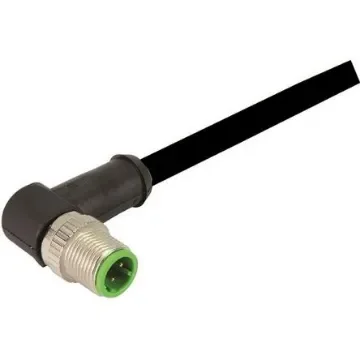 HARTING Right Angle Male 12 way M12 to Male 12 way Unterminated Sensor Actuator Cable, 1m - 21348687C78010 product image