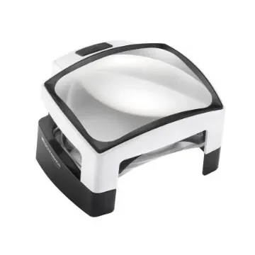 Eschenbach 1566 LED Magnifying Lamp with Table Lamp, 12dioptre, 100 x 75mm Lens product image