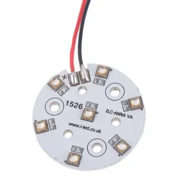 ILS ILC-ONA7-DEBL-SC211-WIR200., OSLON 80 PowerAnna Coin Circular LED Array, 7 Blue LED product image