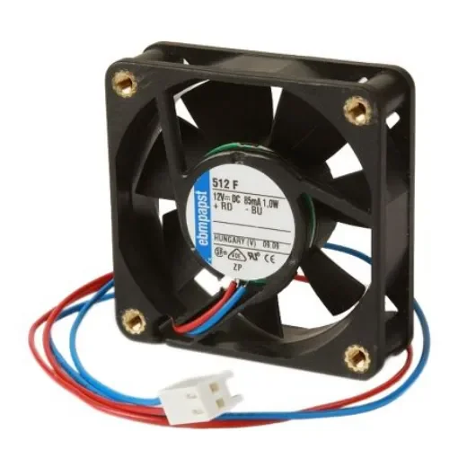 ebm-papst 600 F Series Axial Fan, 5 V dc, DC Operation, 29m³/h, 1.1W, 60 x 60 x 15mm - 605F-RS0 product image
