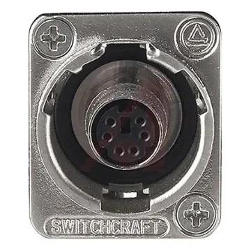 Switchcraft, EH 6 Pole Din, Female, Panel Mount - EH6MD2X product image