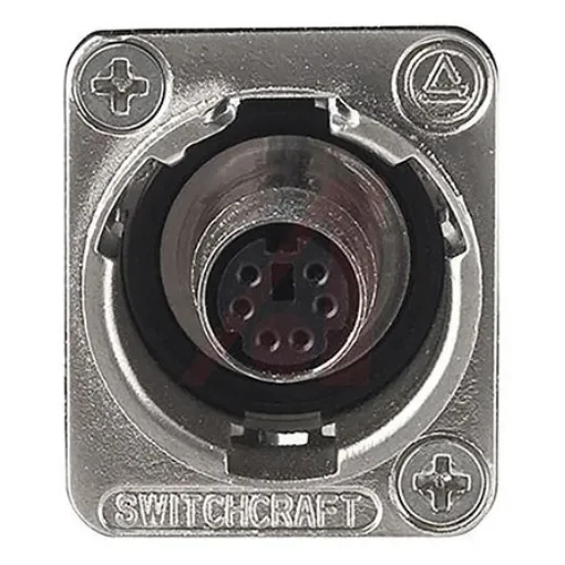 Switchcraft, EH 6 Pole Din, Female, Panel Mount - EH6MD2X product image