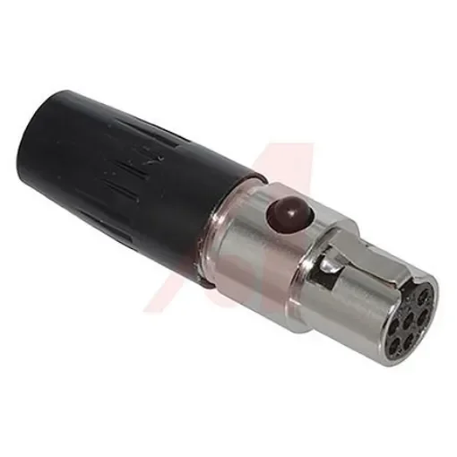 Switchcraft Cable Mount XLR Connector, Female, 125 V ac, 6 Way, Silver Plating - TA6FLX product image