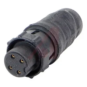Switchcraft Circular Connector, 4 Contacts, Cable Mount, Plug, Female, IP68, IP69K, EN3 Series - EN3C4FX product image