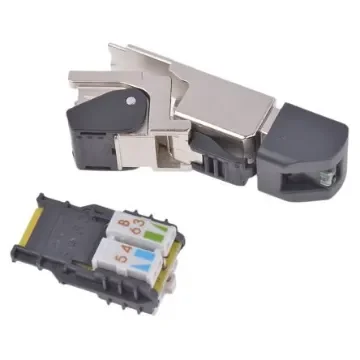 Telegartner MFP8 Series Male RJ45 Connector, Cable Mount, Cat6a Straight 8P8C -Way - J00026A2003 product image