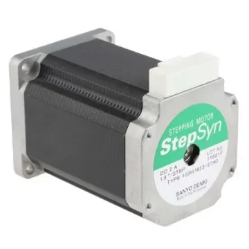 Sanyo Denki 103H7 Series Hybrid, Single Shaft Stepper Motor, 2.7Nm Torque, 24 V, 1.8°, 60 x 60mm Frame, 8mm Shaft - 103H7823-5740 product image
