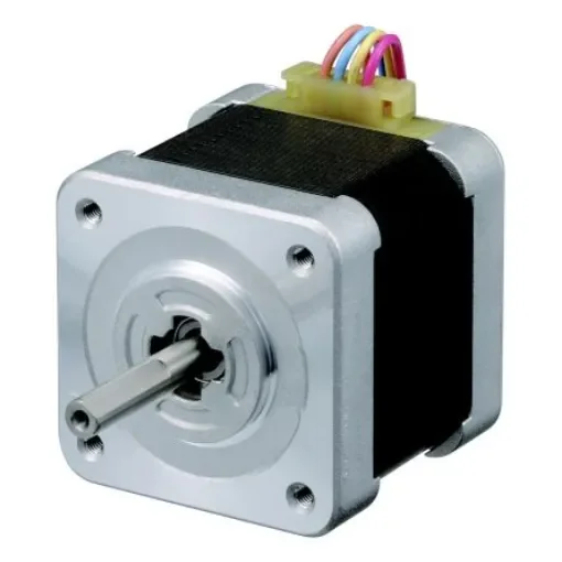 Sanyo Denki 103H5 Series Hybrid, Double Shaft Stepper Motor, 0.265Nm Torque, 24 V, 1.8°, 42 x 42mm Frame, 5mm Shaft - 103H5205-5210 product image